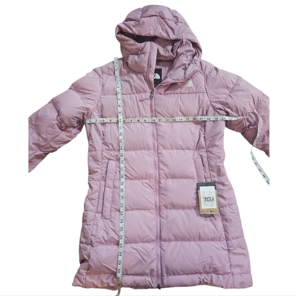 The North Face Jacket Purple /pink Puffer Women's Water Repellent New Sz L - Picture 4 of 9